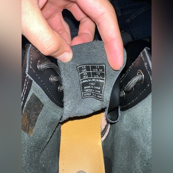 Dr. Martens 1460 Smooth Leather Lace Up Boots - Picture 10 of 11